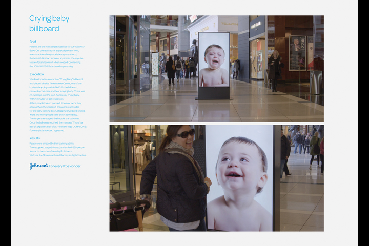 Crying Baby - Johnson's Baby - J&J