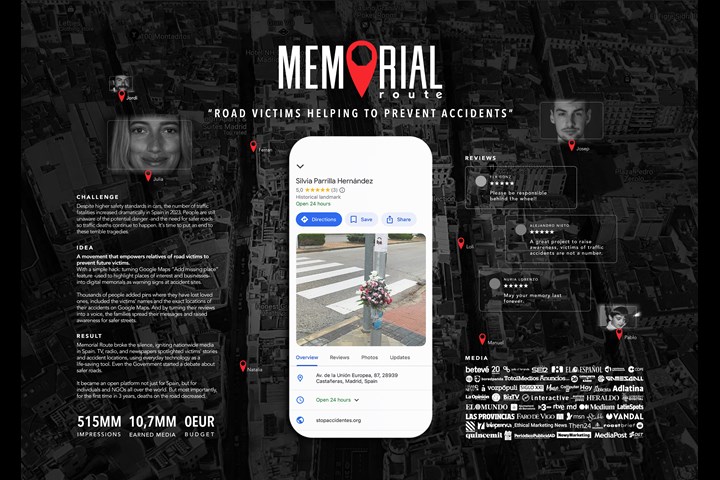 Memorial Route - NGO Service - Stop Accidentes
