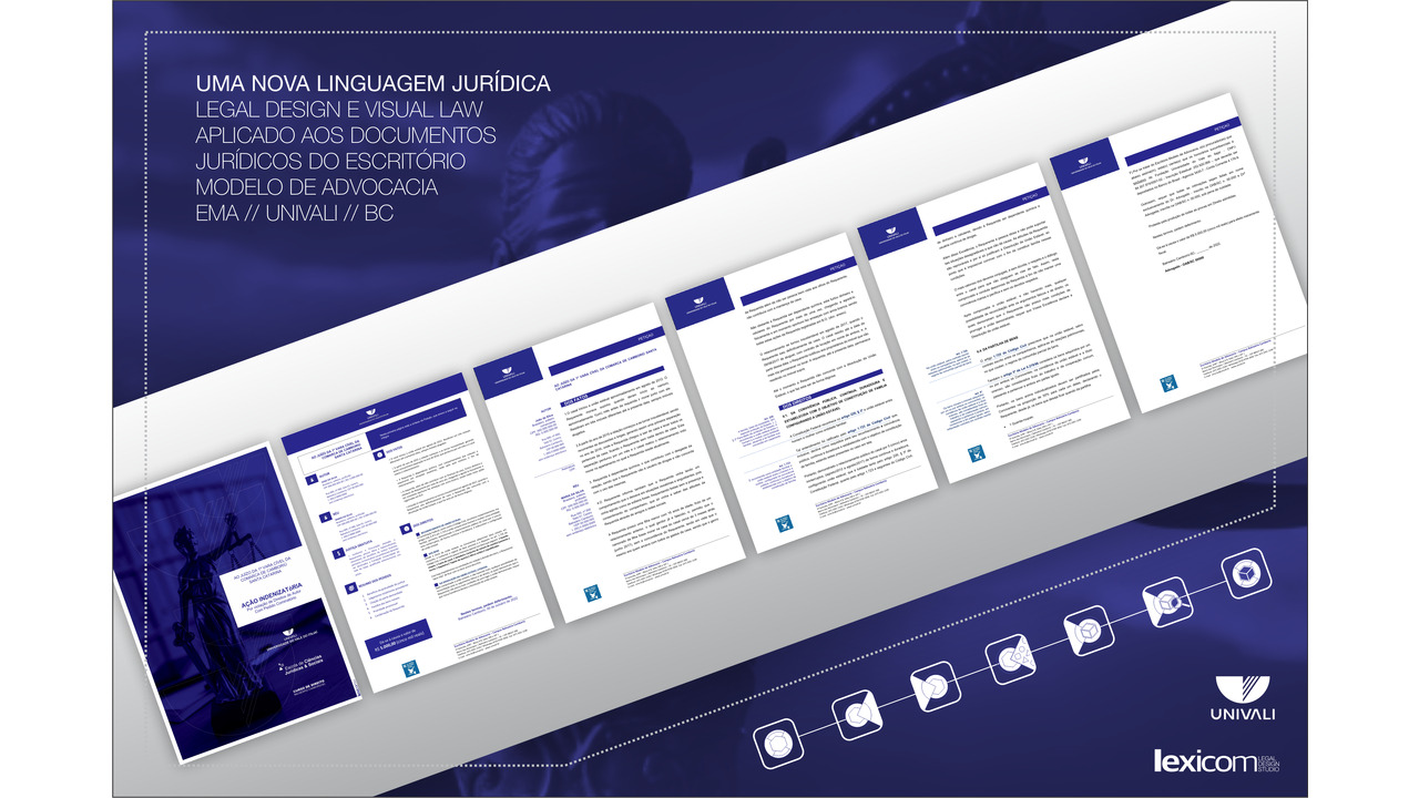 Legal Design do Escritório Modelo de Advocacia - EMA / UNIVALI - 2022 - MARCO PETRELLI / LEXICOM