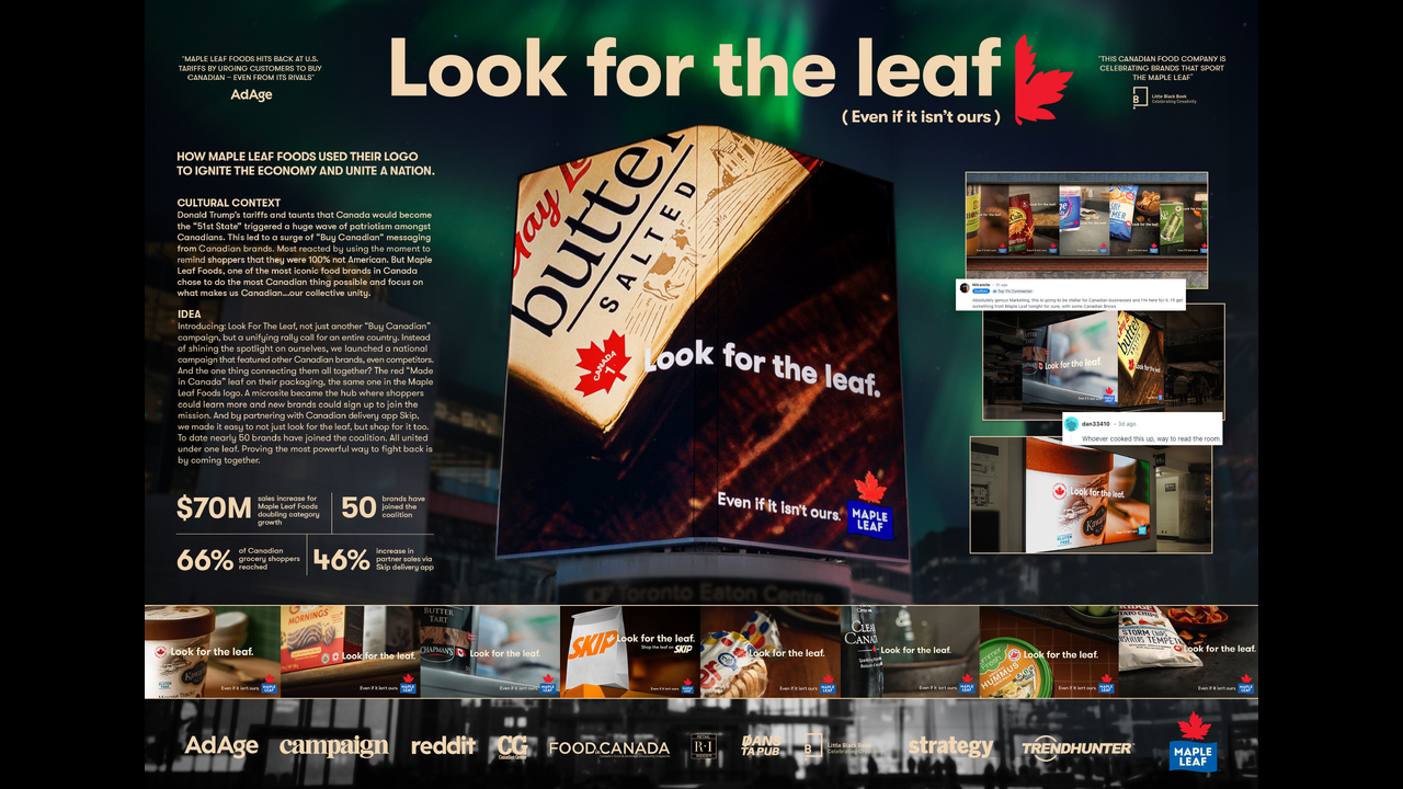 Look for the Leaf - Canadian-made grocery products - Maple Leaf Foods