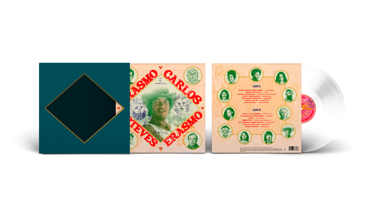 Erasmo Carlos - Erasmo Esteves - 2024 - Equipe de Design da Som Livre João Ferro e Victor Corrêa