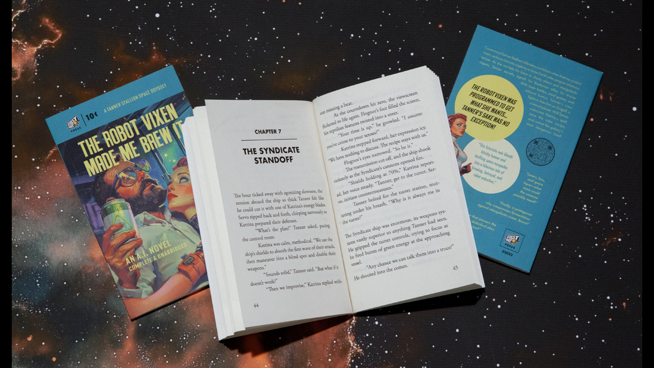 Farthest Star Sake AI-generated Pulp Noir Novels - Sake - Farthest Star Sake