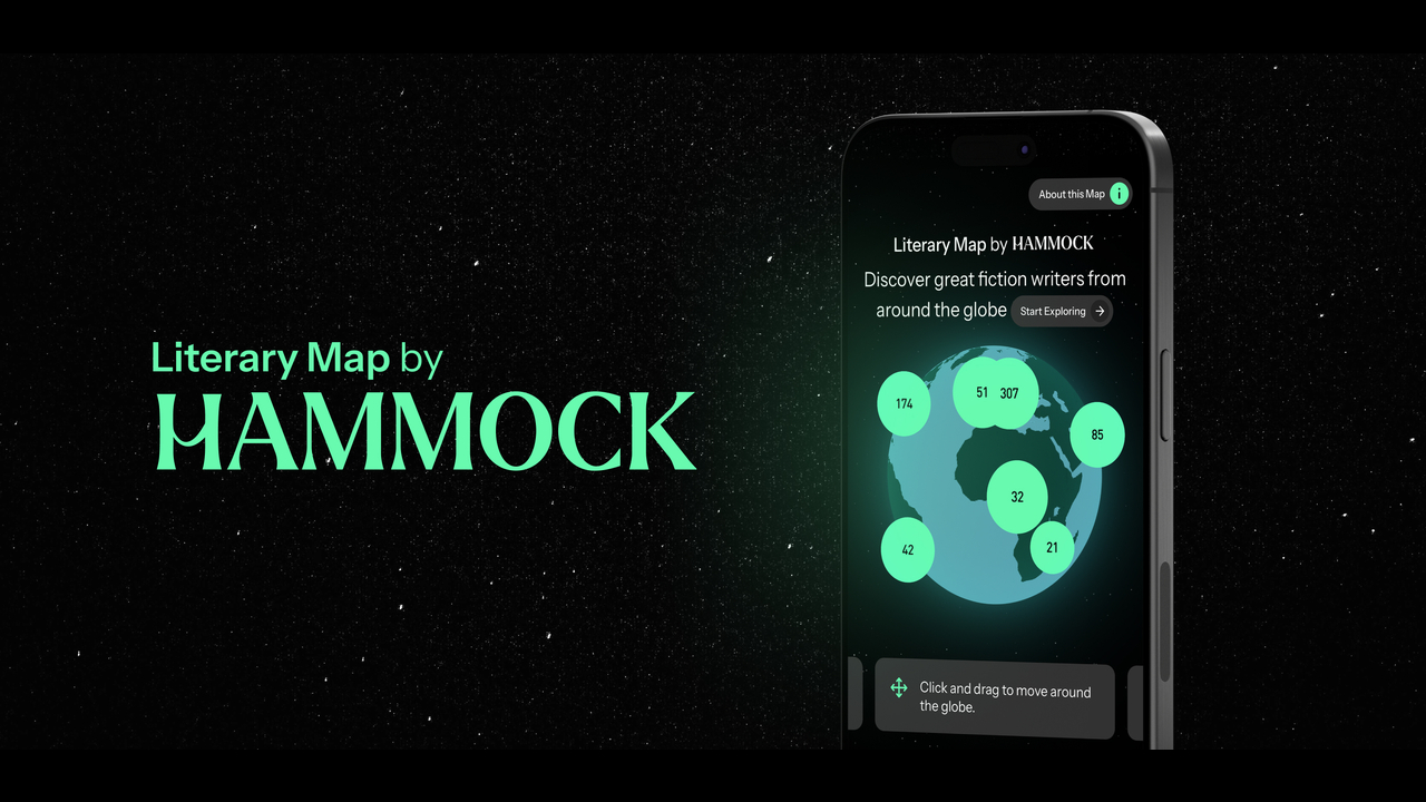 Literary Map by Hammock Mag - Hammock Mag - Hammock Mag