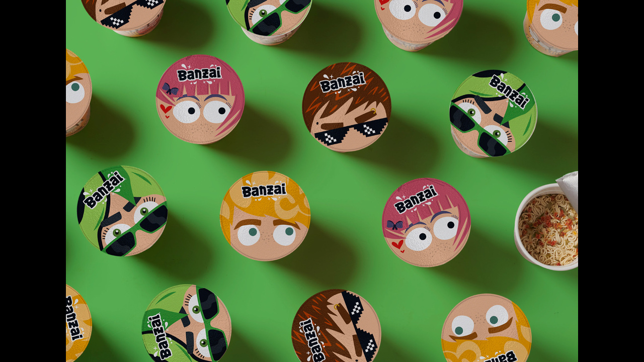 Banzai new pack - Instant noodles - Banzai