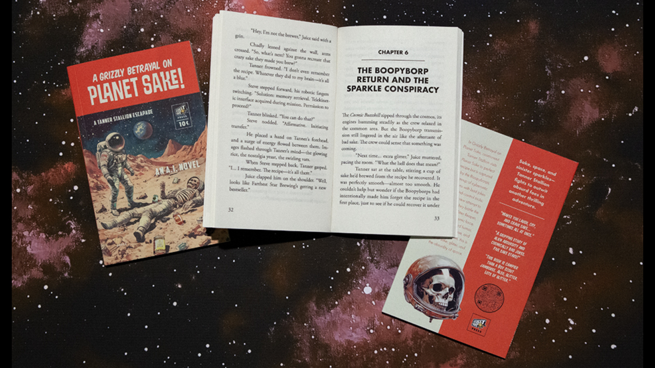 Farthest Star Sake AI-generated Pulp Noir Novels - Sake - Farthest Star Sake