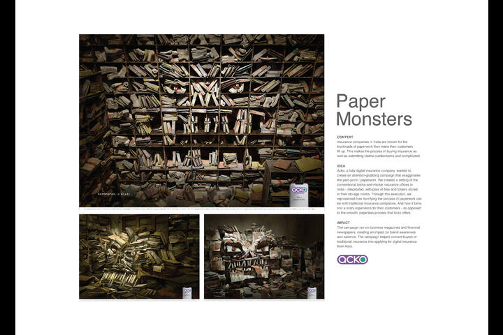 Paper Monsters - ACKO General Insurance - ACKO