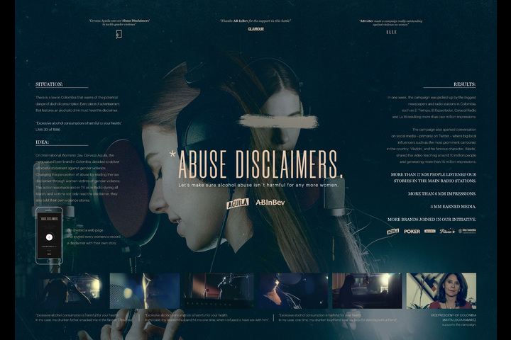 Abuse Disclaimers - - Aguila