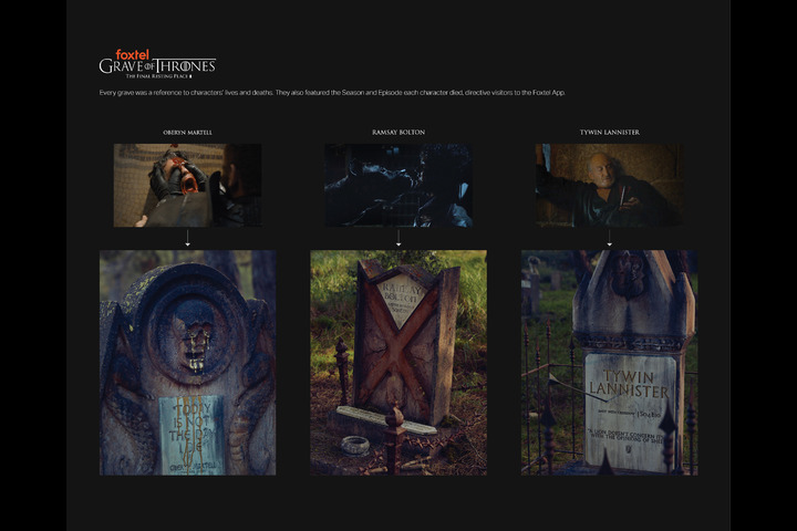 Grave of Thrones - - Foxtel