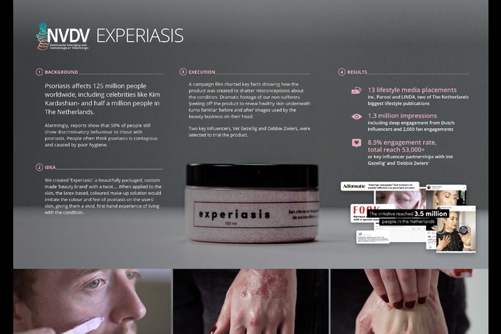 Experisais - NVDV (The Dutch Society of Dermatology and Venereology) - Public Awareness