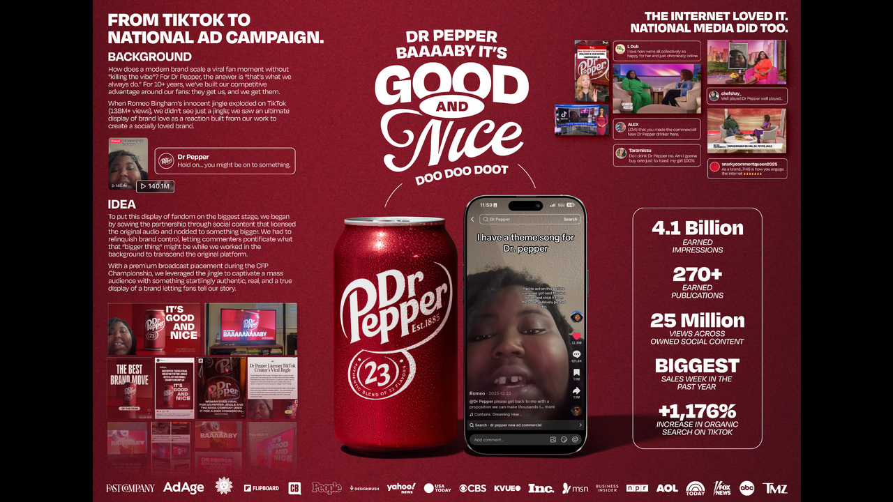 The Dr Pepper Jingle - Beverages - Dr Pepper