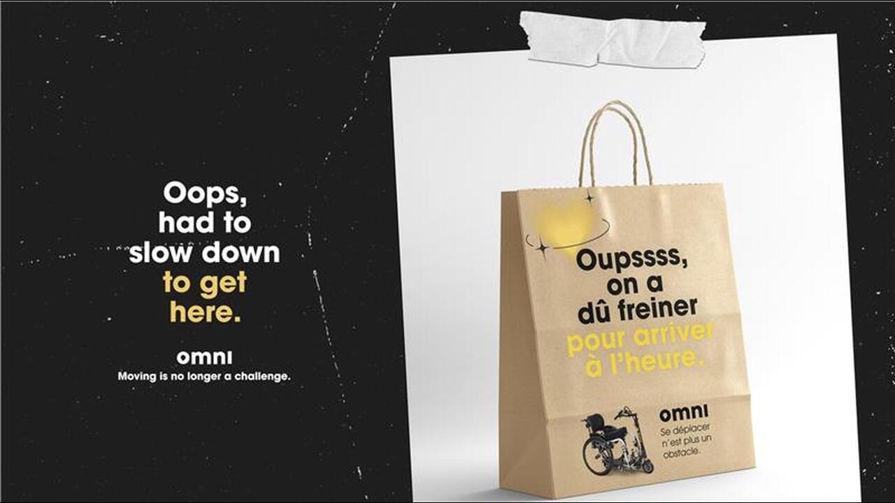 Omnilivery - Innovation : Scooter adapted to wheelchair - Omni