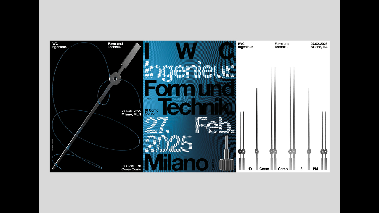 IWC Ingenieur. Form und Technik. Posters. - IWC Ingenieur - IWC Schaffhausen 