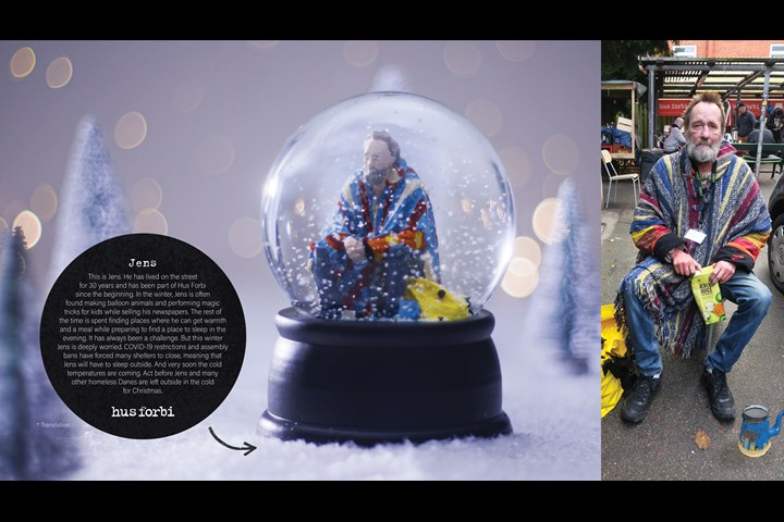 The No Shelter Snow Globe - NGO - Hus Forbi