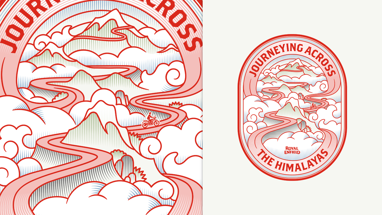 Festival Identity for 'Journeying Across The Himalayas' - Journeying Across The Himalayas - Eicher Group Foundation, Part of Eicher Group