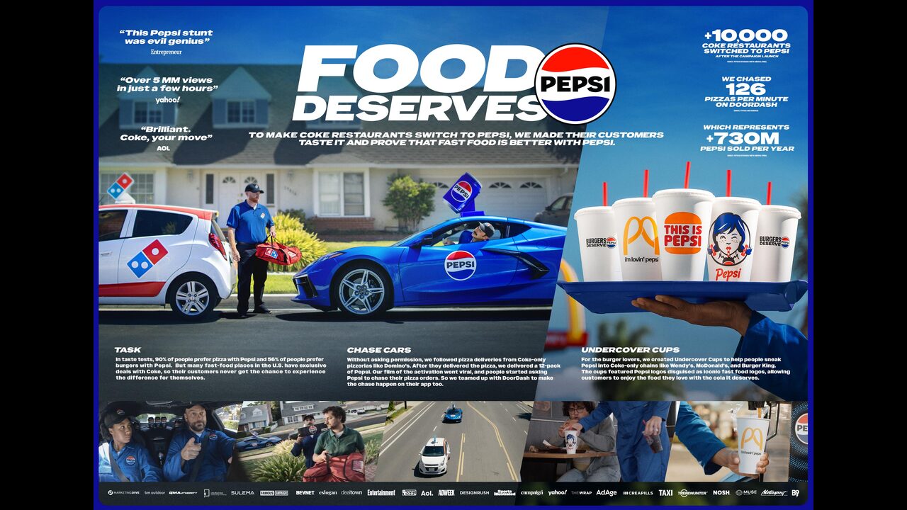 Food Deserves Pepsi - Pepsi - Pepsi