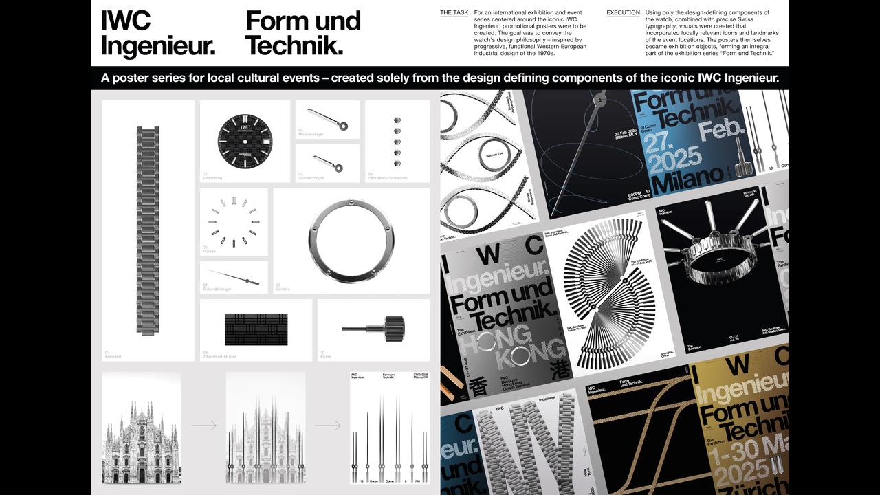 IWC Ingenieur. Form und Technik. Posters. - IWC Schaffhausen  - IWC Ingenieur