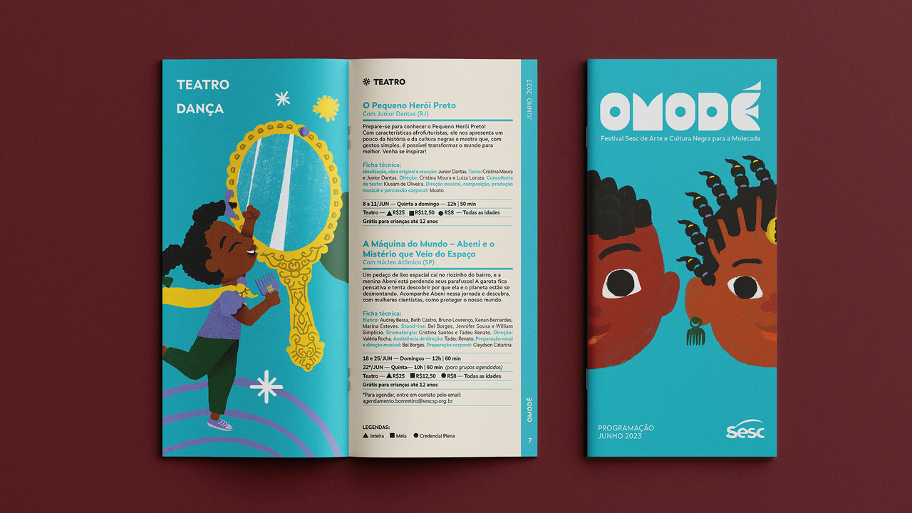 Omodê - Festival Sesc de Arte e Cultura Negra para Molecada - 2023 - 