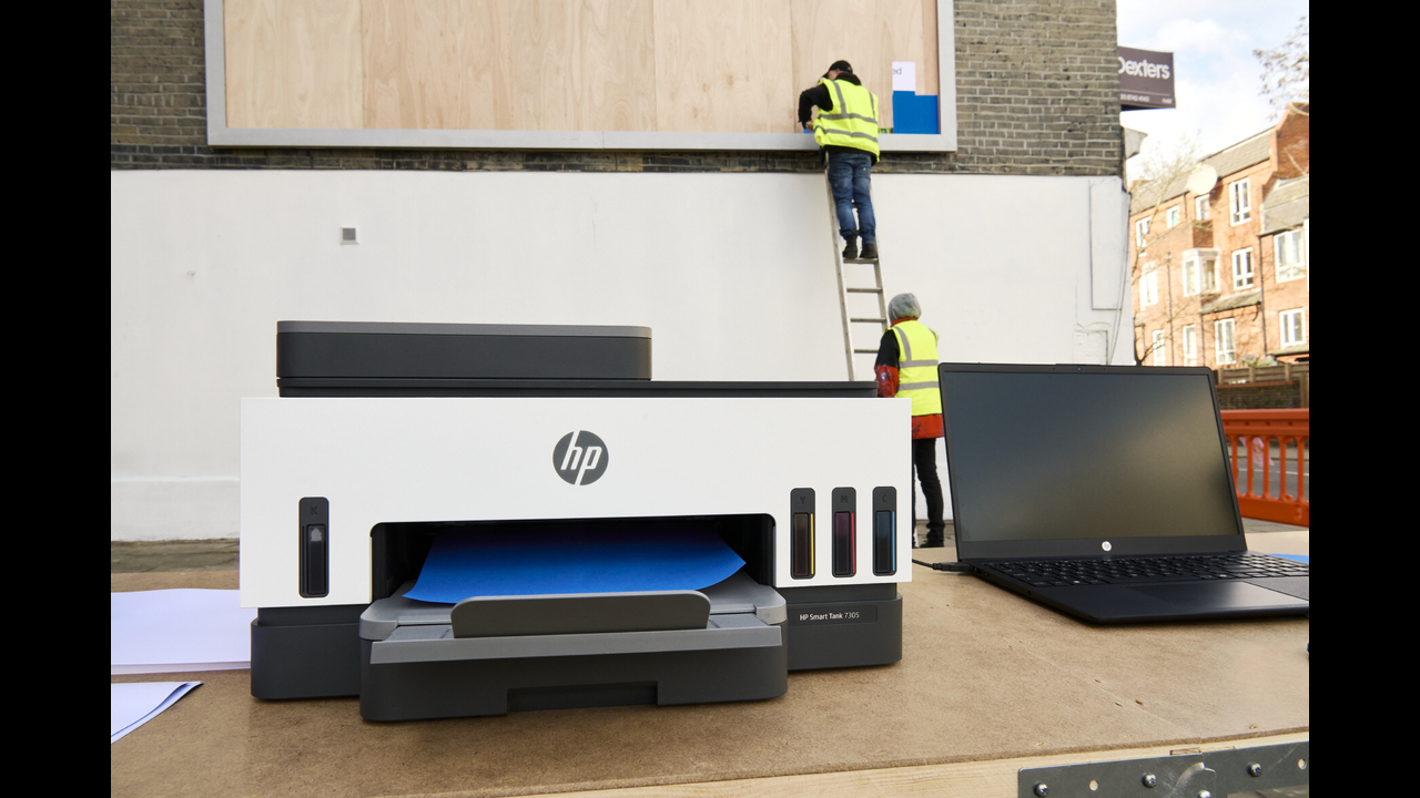 The Little Printer that printed its own billboard - HP Smart Tank Printer - HP