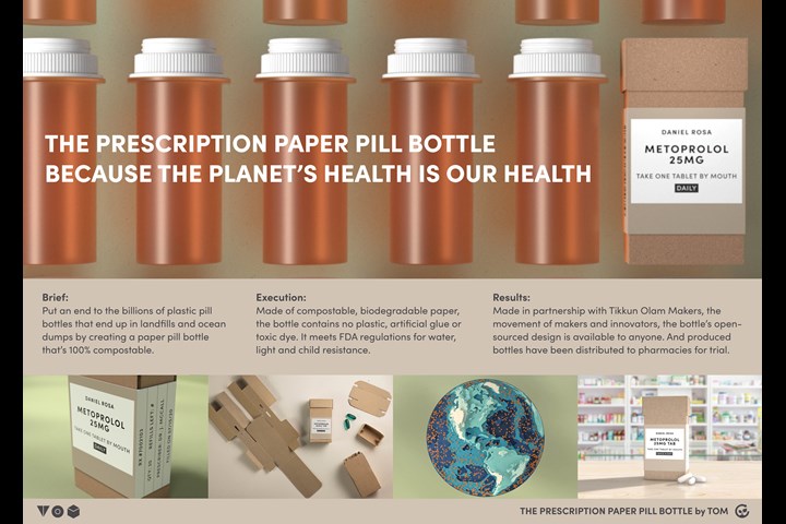 The Prescription Paper Pill Bottle - The Prescription Paper Pill Bottle - Tikkun Olam Makers: TOM