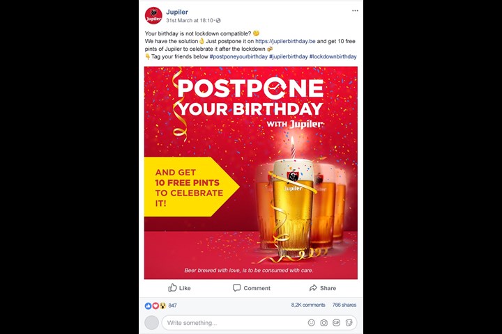 Postpone your Birthday - Jupiler - Jupiler