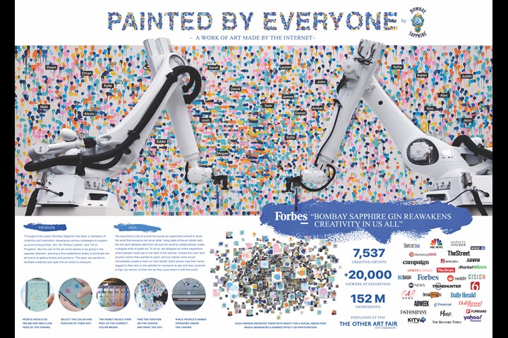 Painted by Everyone - Bombay Sapphire - Bombay Sapphire