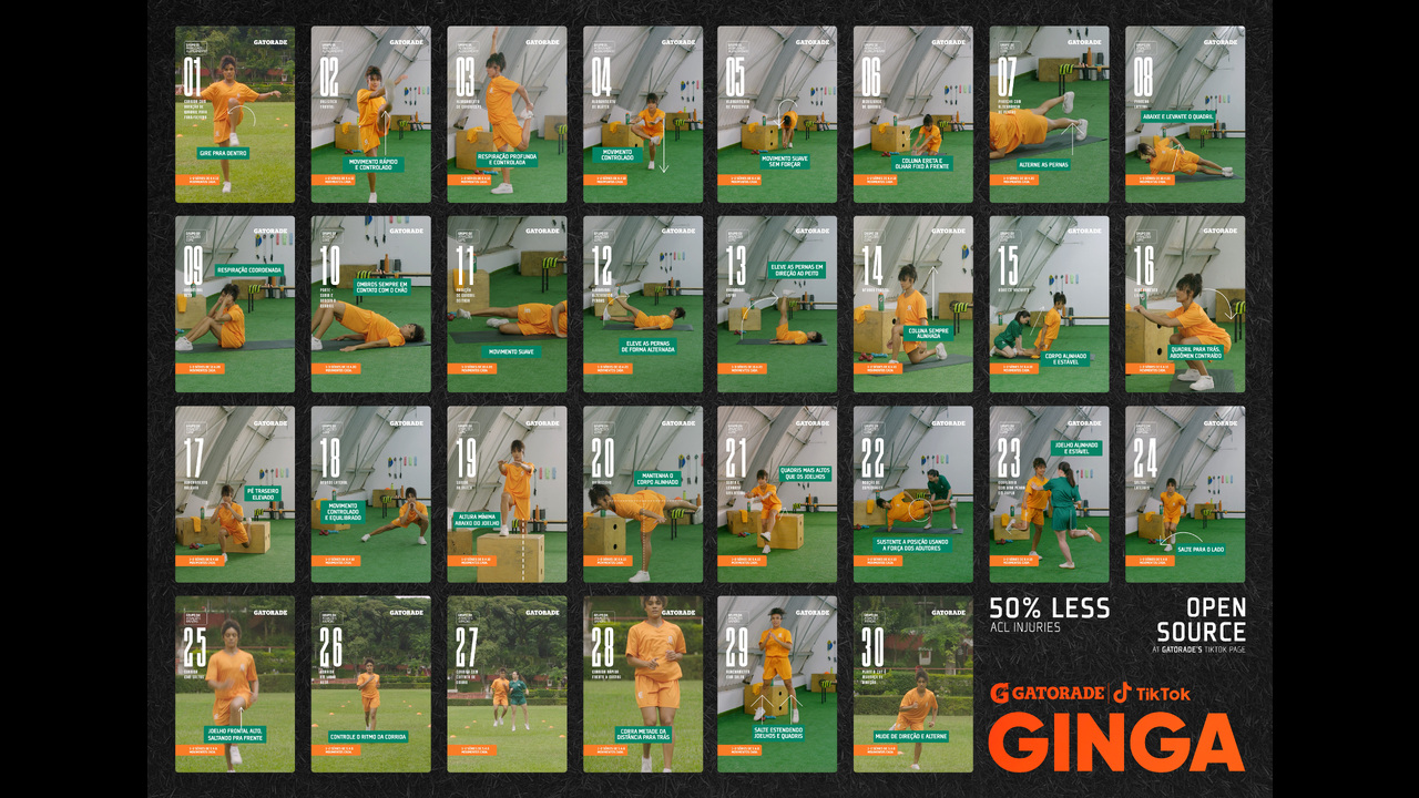 GATORADE GINGA - GINGA (A KNEE INJURY PREVENTION WARM-UP) - GATORADE