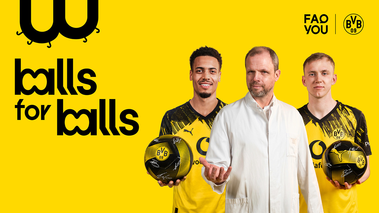 Balls for Balls - FAQ YOU & Borussia Dortmund - Testicular Cancer Action