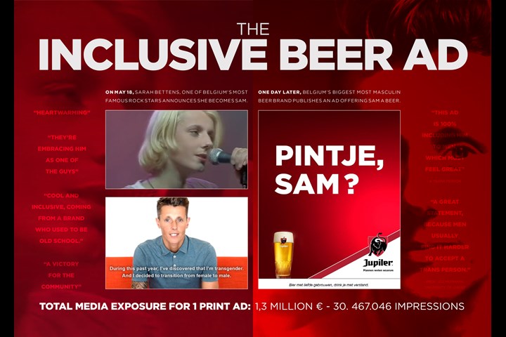 The inclusive beer ad - beer - Jupiler