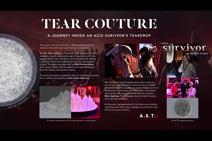Tear Couture - Acid Survivors Trust International Charity - Acid Survivors Trust International