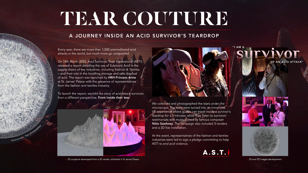 Tear Couture - Acid Survivors Trust International - Acid Survivors Trust International Charity