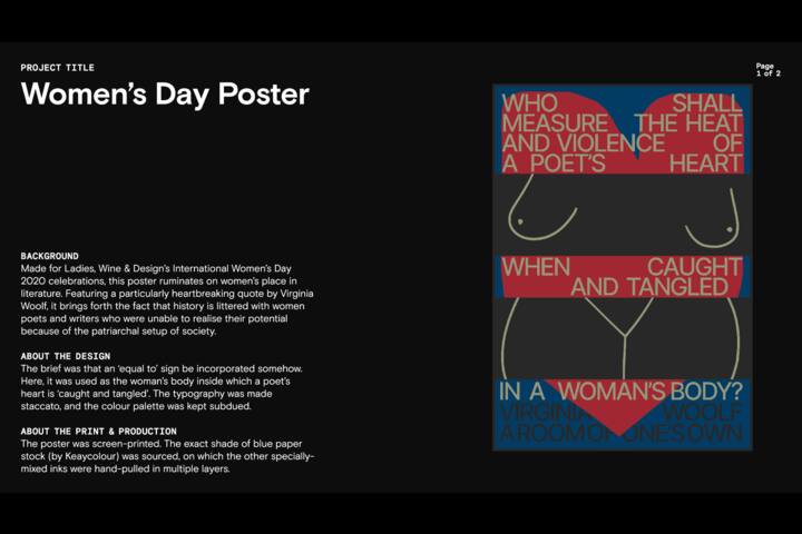 Women's Day Poster - Ladies, Wine & Design - Ladies, Wine & Design