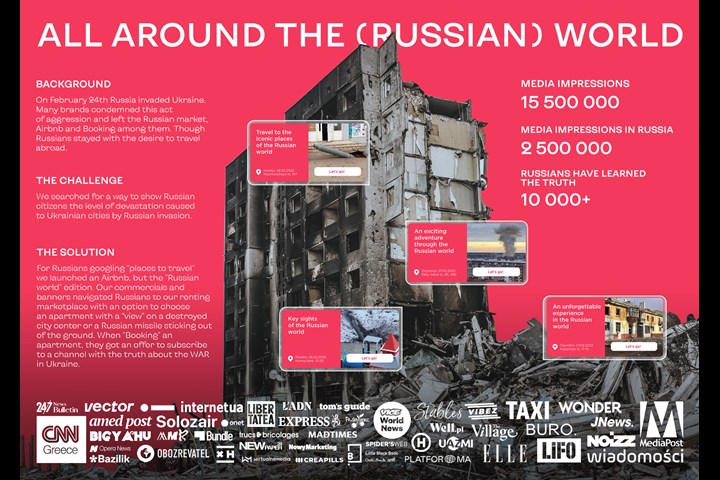 All around the (Russian) World - Anti-war project - State Agency for Tourism Development of Ukraine