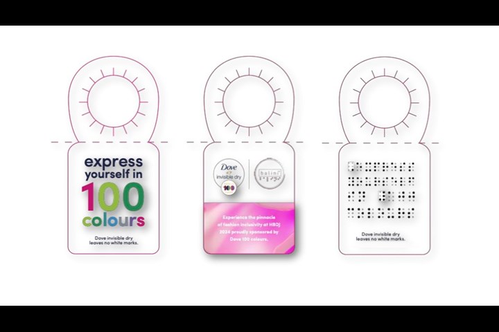 Express Yourself in 100 Colours - Dove Invisible Dry - Dove