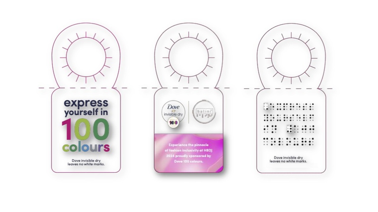 Express Yourself in 100 Colours - Dove Invisible Dry - Dove