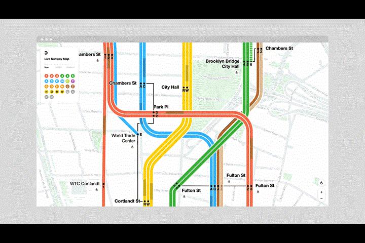 MTA Live Subway Map | por Work & Co - 2020 - Work & Co