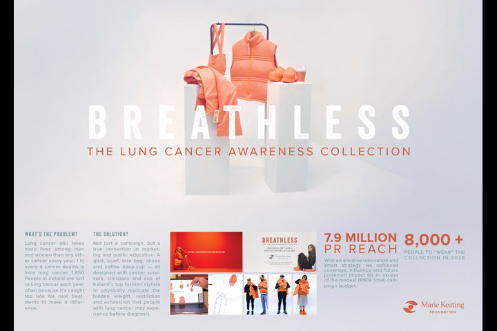 THE BREATHLESS COLLECTION - LUNG CANCER AWARENESS - MARIE KEATING FOUNDATION