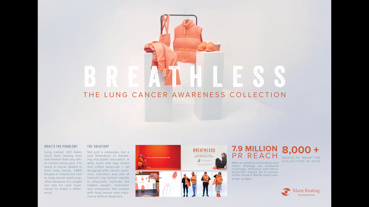 THE BREATHLESS COLLECTION - MARIE KEATING FOUNDATION - LUNG CANCER AWARENESS