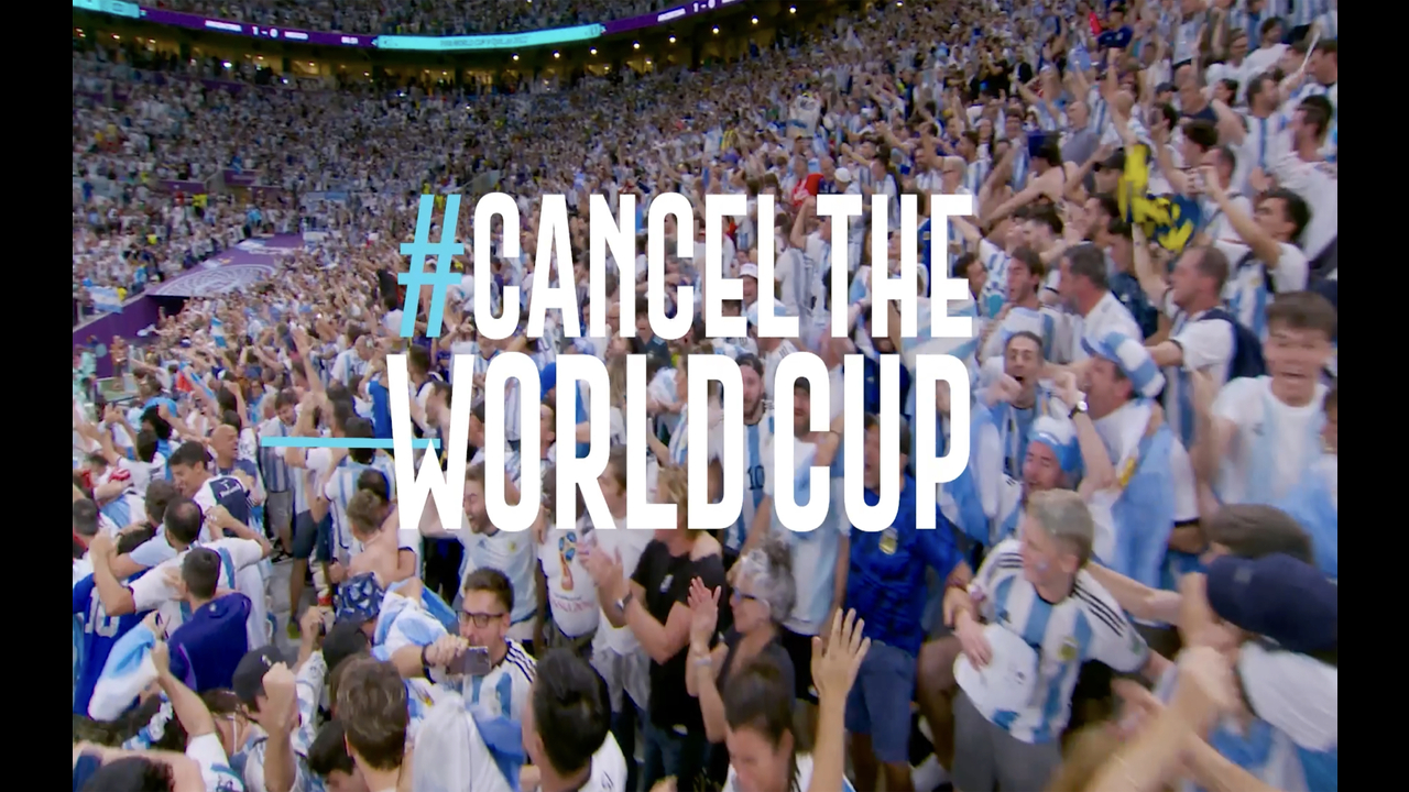 Cancel the World Cup - Fundación Cardiológica Argentina - Cardiovascular health awareness message