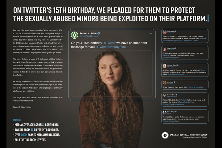 Happy Birthday, Twitter - Not for profit - Canadian Centre for Child Protection