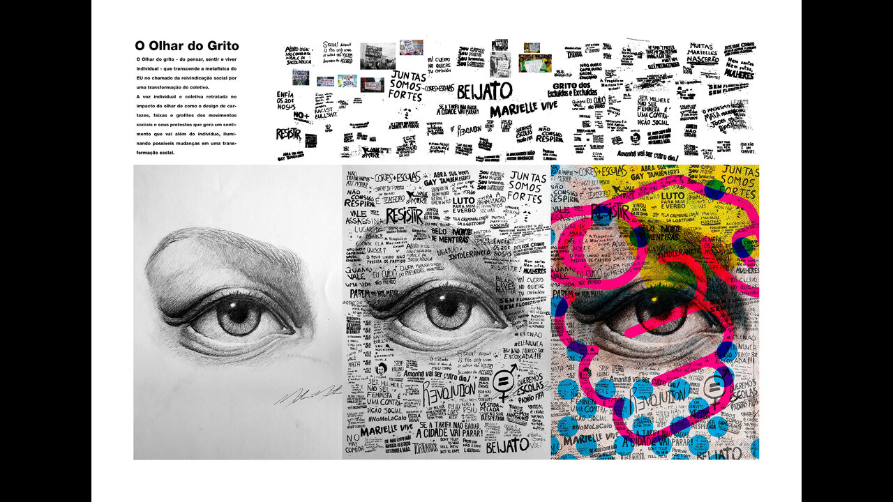 Poster O Olhar do Grito - 2019 - Montenegro Design