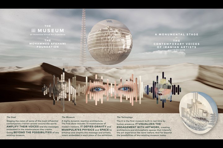 The iii Museum - An Immersive Art Experience for Iranian Artists - Immersive Interactive Intelligent Art Experience - The Mohammed Afkhami Foundation