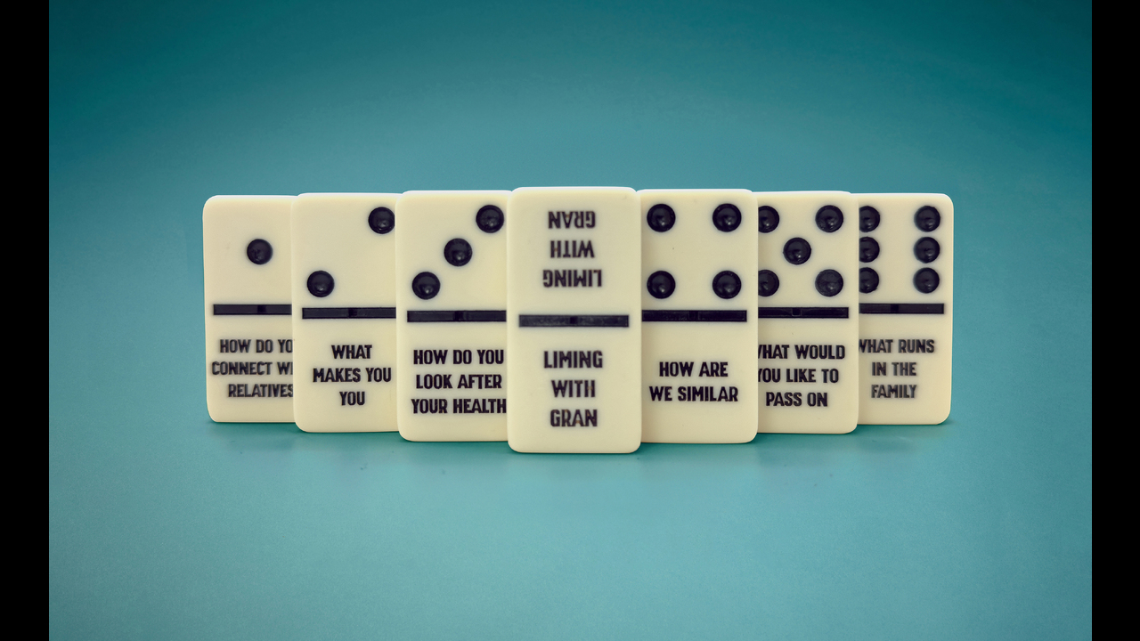 Liming with Gran - a bespoke dominoes game - Genomics England & Cambridge University