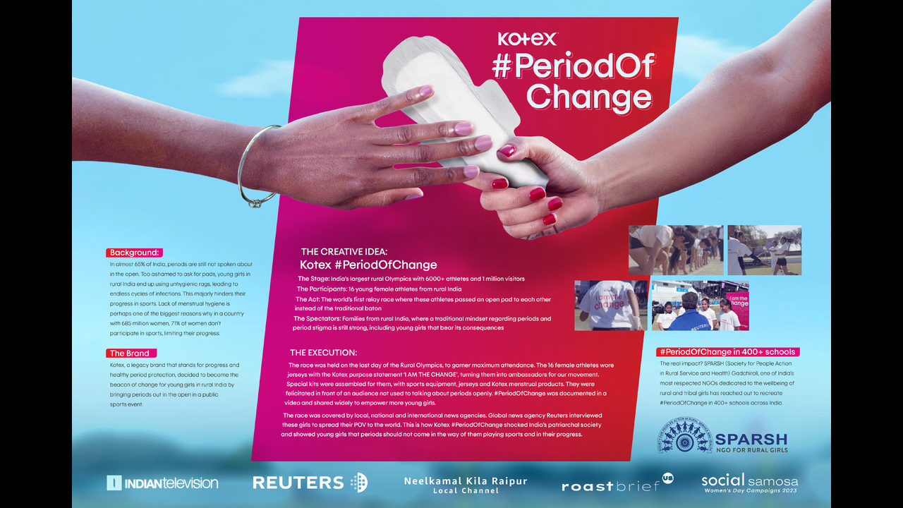 #PeriodOfChange - Kimberly-Clark India - Kotex