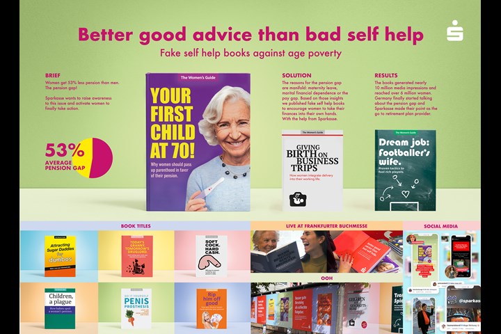 FAKE SELF-HELP BOOKS AGAINST AGE POVERTY - Retirement provision - Deutscher Sparkassen - und Giroverband e.V.