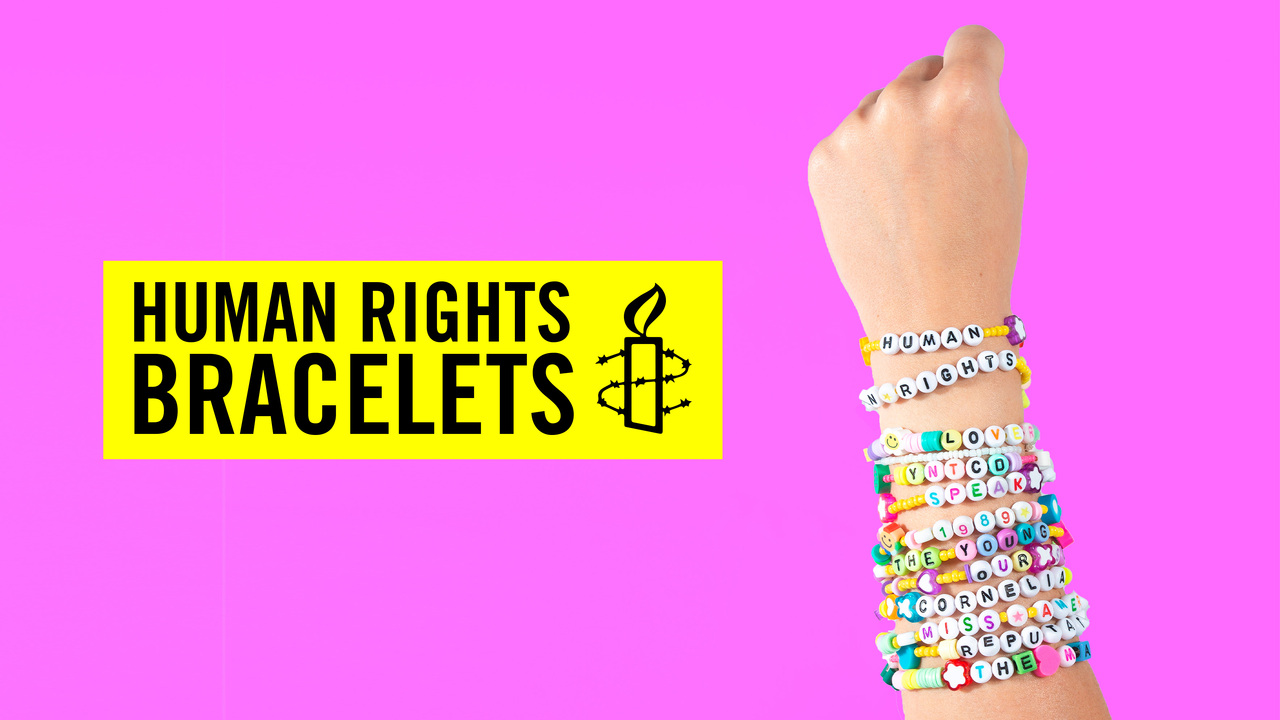 Human Right Bracelets - NGO - Amnesty International Spain