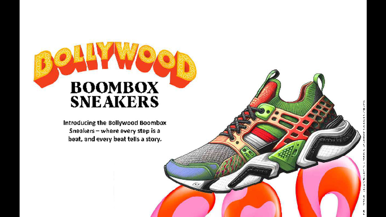 Bollywood Boombox Sneakers - - 
