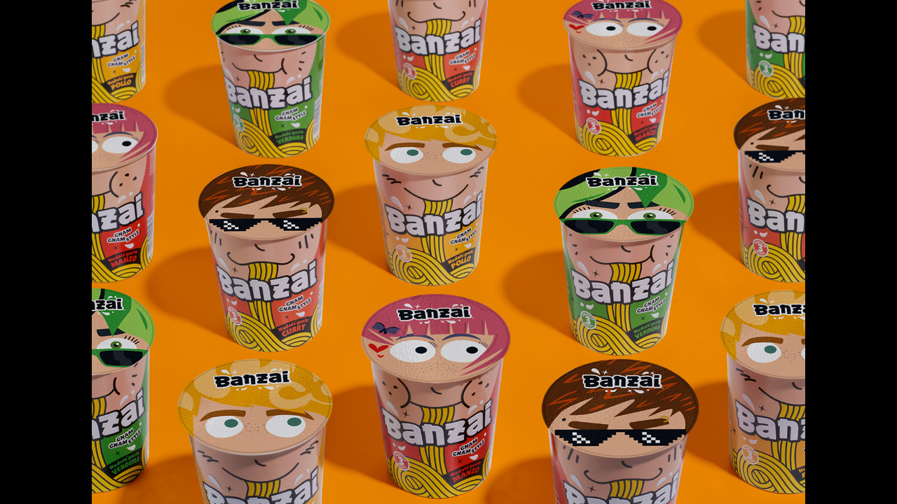 Banzai new pack - Instant noodles - Banzai