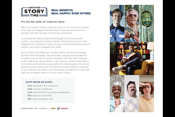 Certified Story Time - Automotive - Chevrolet, Buick & GMC Certified Pre-Owned Vehicles