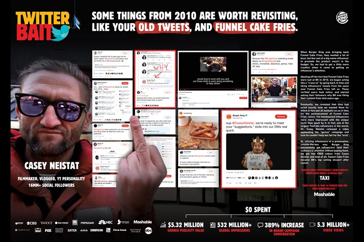 Twitterbait - Funnel Cake Fries - Burger King