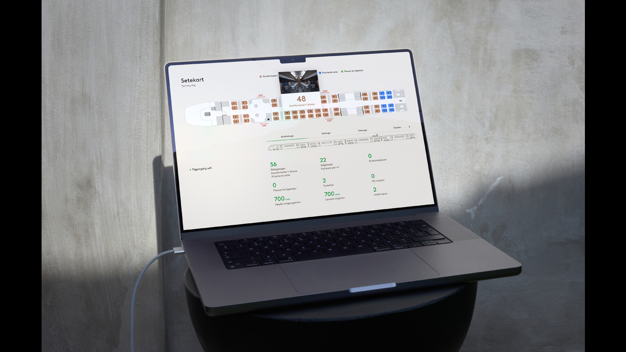 Website, Norske tog - New digital tools - Norske tog